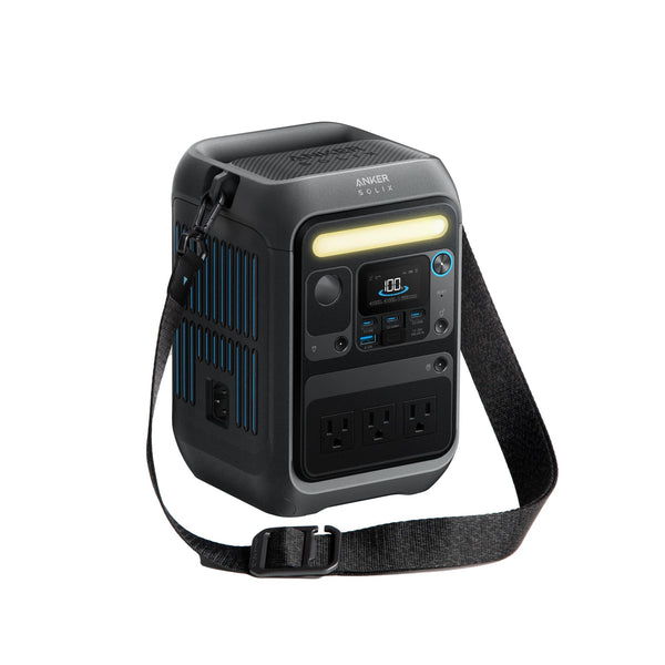 Estación de energía portátil Anker SOLIX C300X - 288 Wh | 300 W con correa de transporte