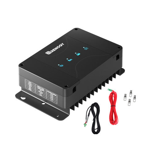 Cargador de batería dual Renogy 12 V 30 A con núcleo